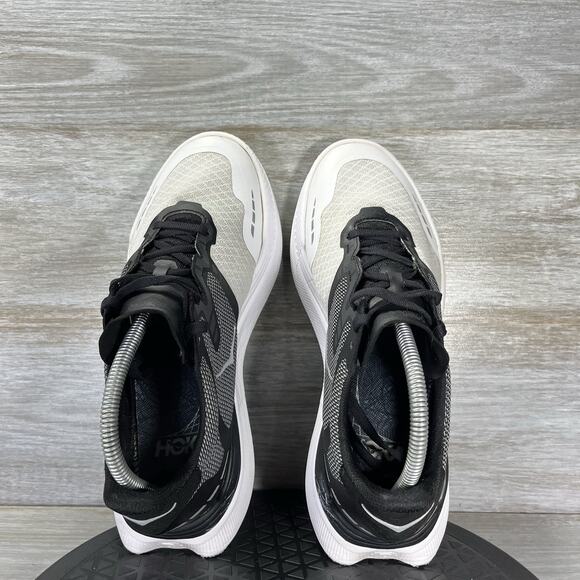 HOKA ONE ONE Woman’s Transport X Black White Running Shoes Size 9 - Picture 6 of 10